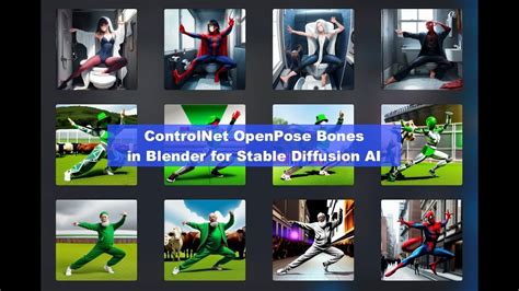 Bslive Controlnet Openpose Blender Rig For Ai Generated Character Youtube