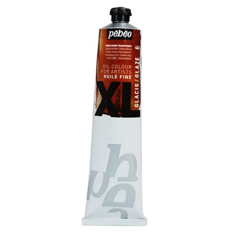 Pebeo Fine XL Oil Glaze Red Earth 180ml Jimnettes Superstore