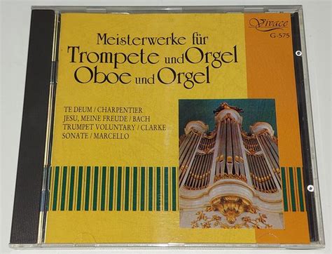 Meisterwerke Fur Trompete Und Orgel Oboe Und Orgel Simon C Jansen