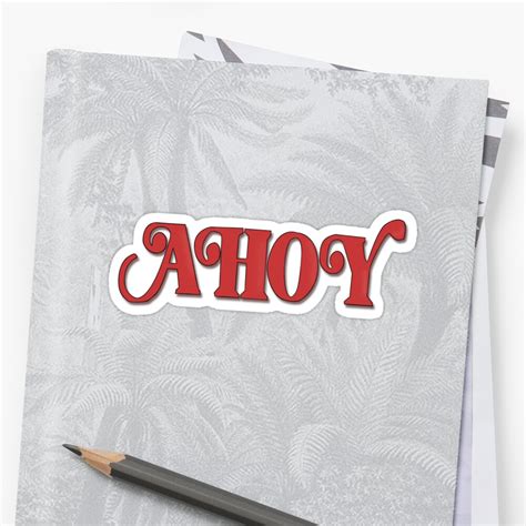 "Scoops Ahoy Logo" Sticker by chloe-art | Redbubble