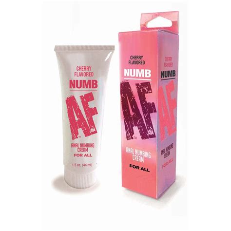 Numb AF Cherry Cherry Flavoured Anal Numbing Cream 44 Ml Tube My Temptations