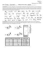 Chem Exam Pdf Chem Exam Melting Point Tlc And Ir Carver