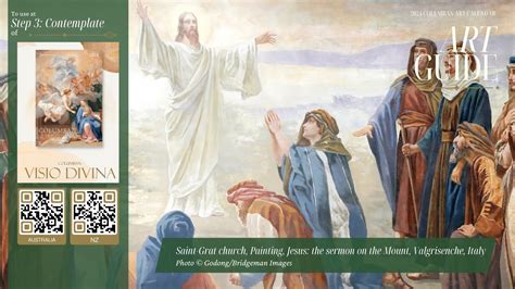 Columban Calendar Art Guide April 2024 Jesus The Sermon On The