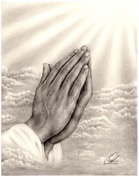 Praying Hands Pencil Drawing - bestpencildrawing