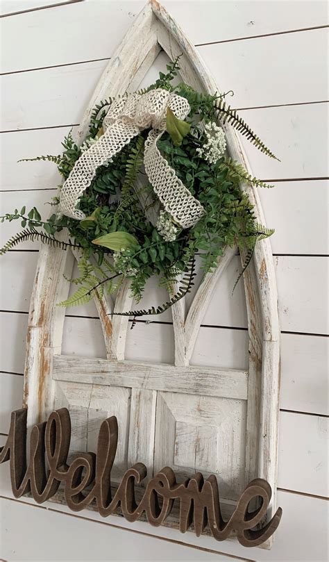 Rustic Welcome Arch Arch Rustic Wall Decor Country Wall Etsy