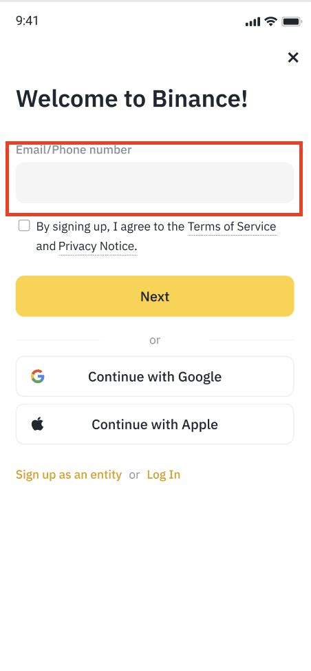 Como Se Registrar No Aplicativo Da Binance Binance