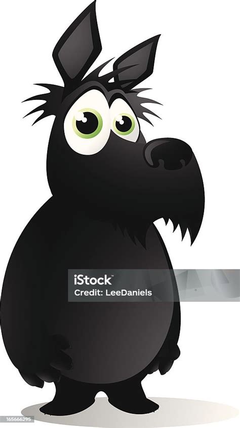 Scottie Dog Cartoon Stock Illustration - Download Image Now - Animal ...