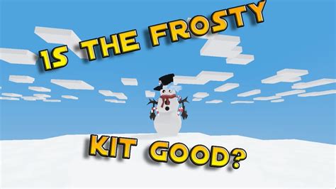 Reviewing The Frosty Kit Roblox Bedwars YouTube