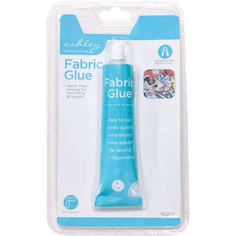 Ashley Housewares Fabric Glue 50ml Wow Camping