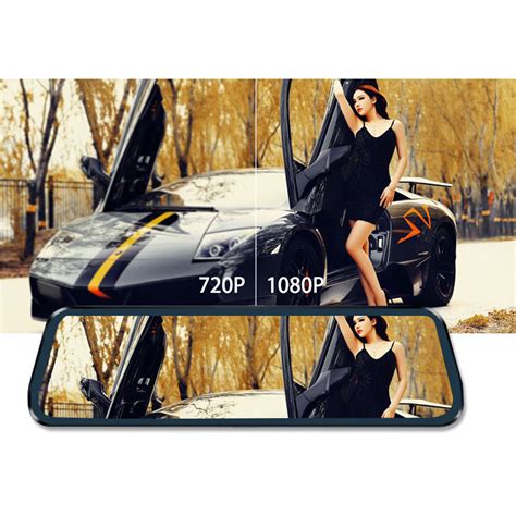 Jansite Kaca Spion Kamera Dashcam Rear View DVR 1080P 10 Inch T29S