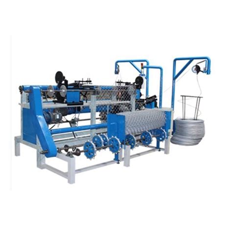 Automatic Chain Link Fence Making Machine For Diamond Cyclone Mesh Wire