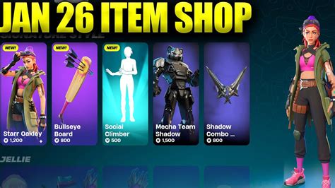 Fortnite Item Shop January 26 2024 New Skins Starr Oakley And Many