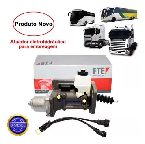 Atuador Eletrohidr Ulico Embreagem Scania P R Original