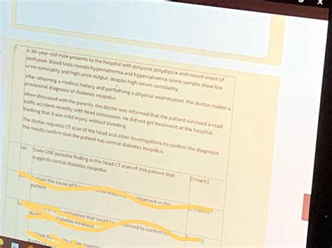 Solved Confusion Blood Tests Reveals Hypernatremia And Hypercalcemia