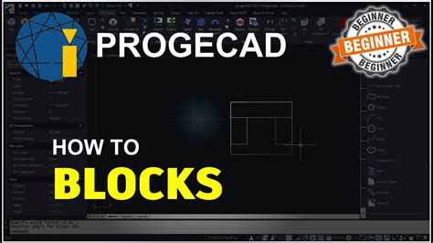 Progecad How To Blocks Tutorials Youtube