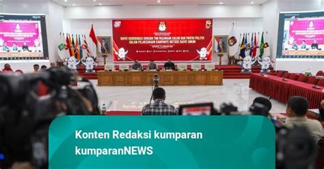 Foto KPU Gelar Rakor Persiapan Kampanye Metode Rapat Umum Kumparan