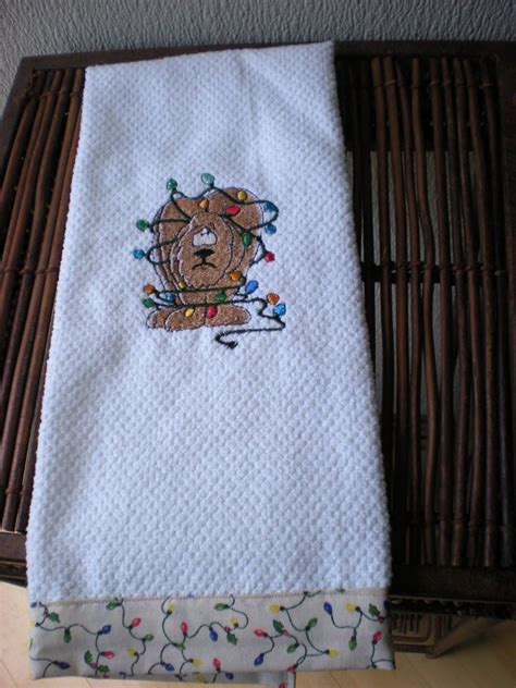 Embroidered Kitchen Towels - Etsy