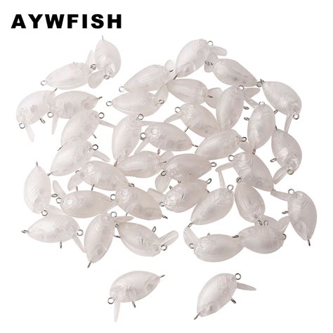 AYWFISH Mini Leurres De P Che Manivelle Wobblers En Plastique Dur Corps