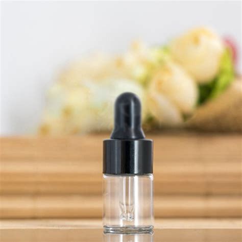 Small Clear Glass 2ml Vials E Liquid Dropper Bottle Dram Mini 2ml Amber