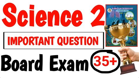 Science Part Important Questions Board Exam Science Most