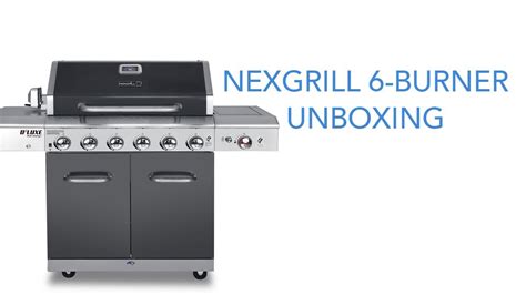 Nexgrill Deluxe Burner Propane Gas Grill With Sear Station Unboxing