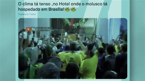 Vídeo de protesto em frente a hotel onde Lula se hospedou é verdadeiro