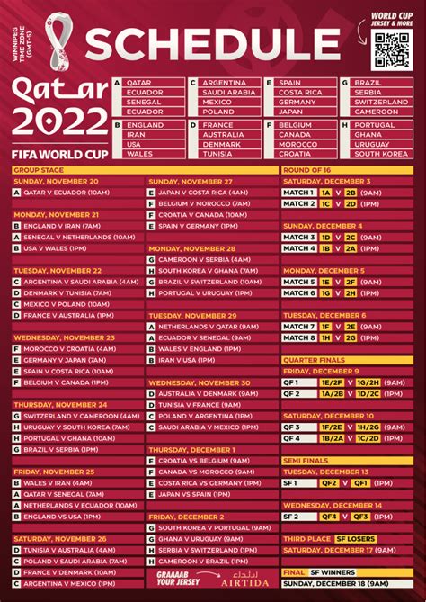 FIFA World Cup 2022 Schedule/ Fixture on Behance