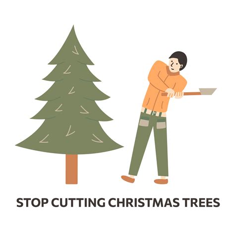 chopping down a christmas tree 2