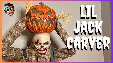 Spirit Halloween Lil Jack Carver Unboxing Setup Youtube