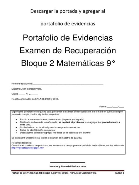 Pdf Portafolio De Evidencias Del B Tercer Grado Dokumen Tips