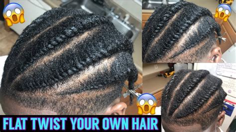 How To Flat Twist Tutorial Youtube