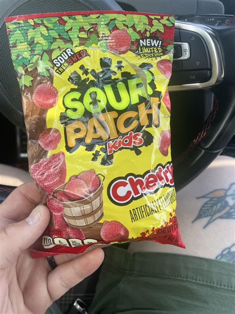 These Sour Patch Fruits Cherry Are Delicious R Candy