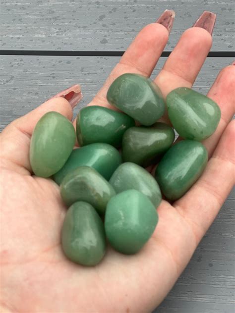 1pc Green Aventurine Tumbled Stone Etsy