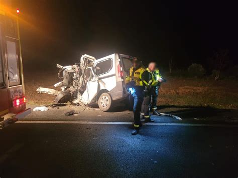 Fallece El Conductor De Una Furgoneta En Un Accidente En La N 232 En El