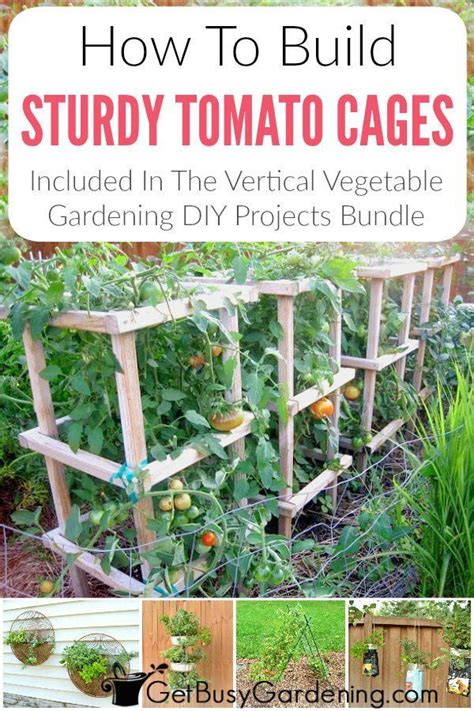 These Diy Wooden Tomato Cages Are Heavy Duty And They Look Great In The Garden Too Forget Those