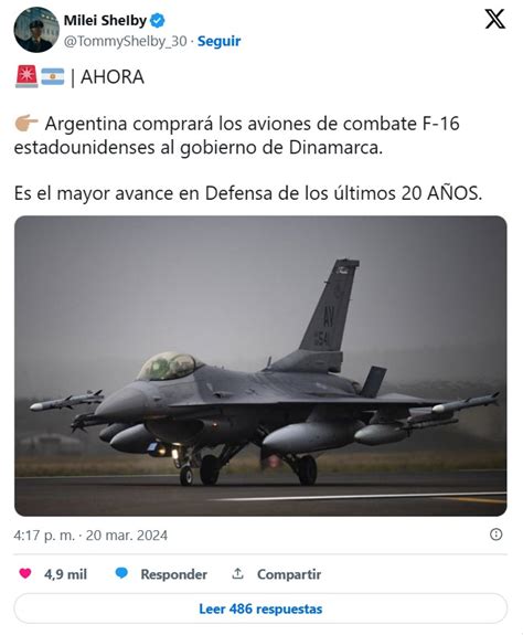 Argentina Comprará Aviones De Combate F 16 A Dinamarca Que Pasa Jujuy