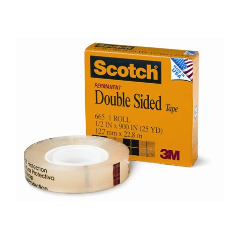 Scotch Permanent Double Sided Tape Refill Stationery