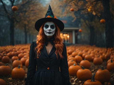 Premium Ai Image Halloween Costume Photography