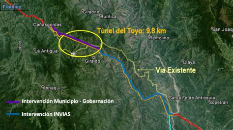 El Futuro Túnel Más Largo De Colombia El Túnel Del Toyo