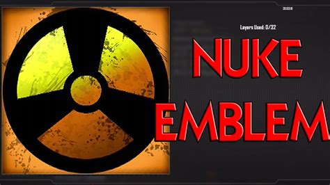 Black Ops Nuke Symbol Easy Black Ops Emblem Tutorial Youtube