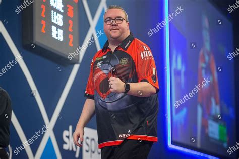 Stephen Bunting England Reacts Celebrates During Editorial Stock Photo ...