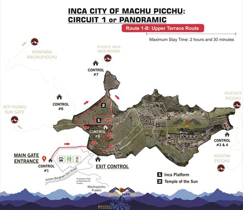 machu picchu map ahi wonders  peru