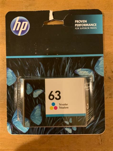 Hp 63 Color Ink Cartridge 63 F6u61an New Genuine Expired Date Ebay