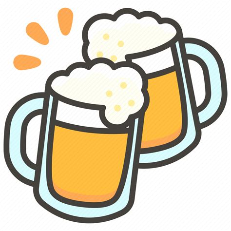 1f37b Beer Clinking Mugs Icon Download On Iconfinder