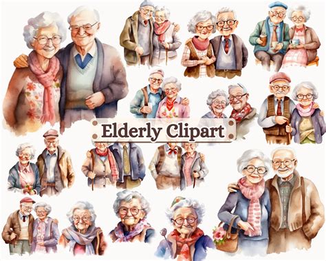 Elderly Person Clipart