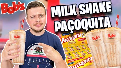 NOVO MILK SHAKE DO BOBS SABOR DE PAÇOCA YouTube