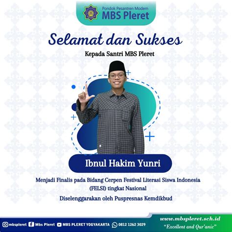 Santri Mbs Pleret Dalam Ajang Felsi Nasional Mbs Pleret Pondok