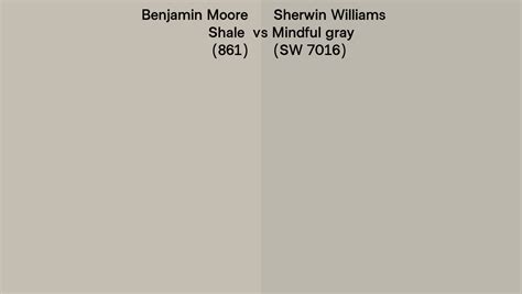 Benjamin Moore Shale Vs Sherwin Williams Mindful Gray Sw