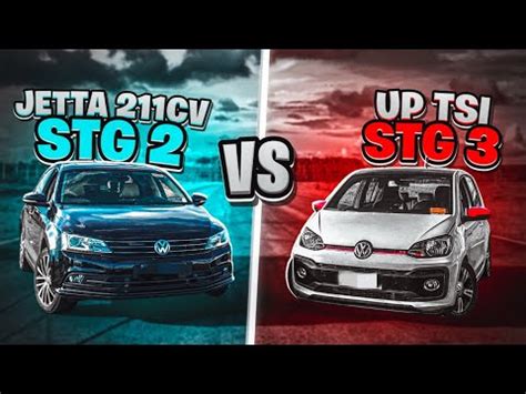 JETTA 211CV STG2 vs UP TSI STG3 Tração vs Potência YouTube