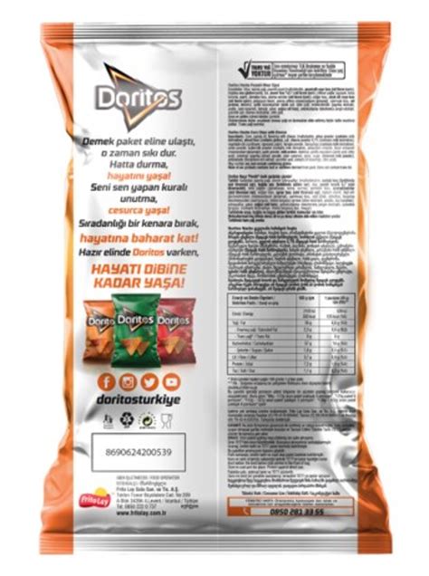 Doritos Nacho M S R Cipsi Parti Boy Gr Migros